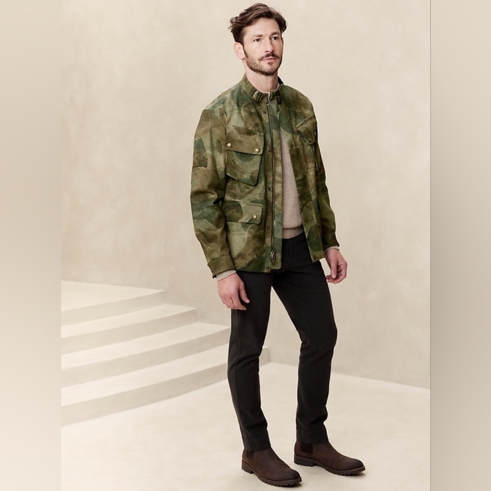 Men's Green Camouflage Jacket